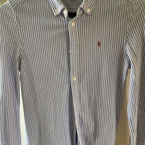 Polo by Ralph Lauren Blue Striped  Women's Shirt
